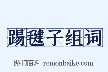 踢毽子组词是什么意思的图片